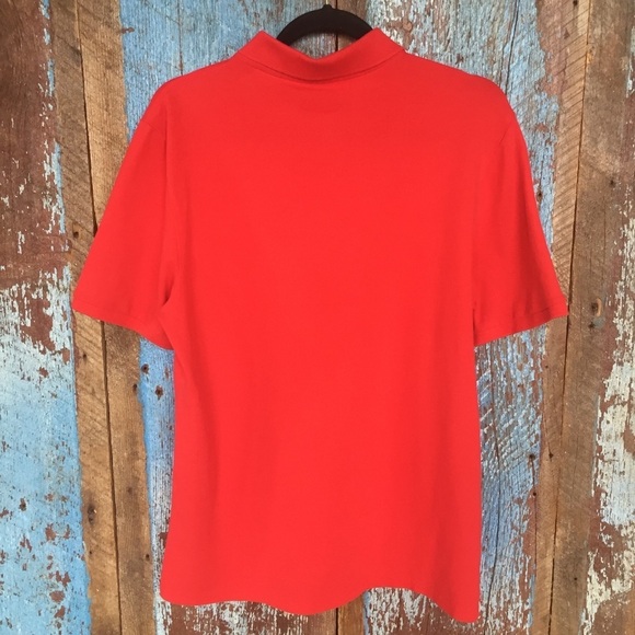 Fila Red Polo Top Size M - Picture 5 of 5